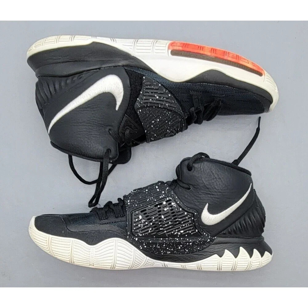 Nike Kyrie 6 Jet Black Sneaker Basketball 2019 Size 7 Men #BQ4630-001 - Picture 2 of 14